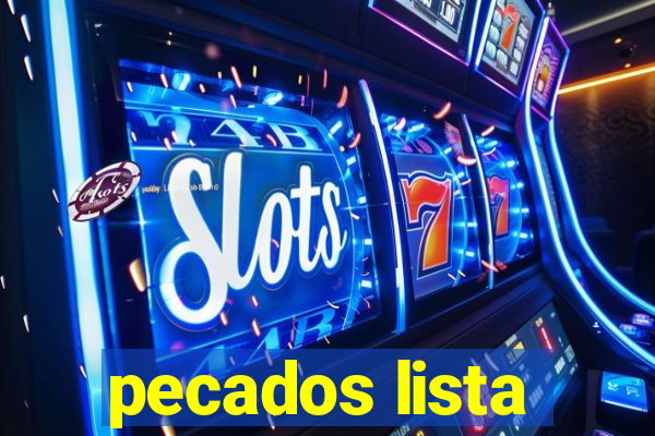pecados lista